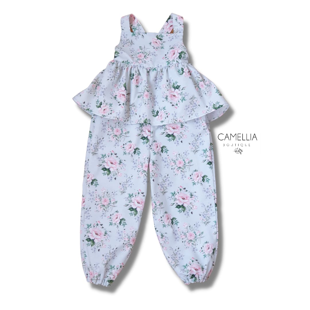 Leuke fleurige jumpsuit